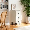 Homcosan Night Stand Small Size 9.84", Modern Minimalist Bedside Table