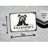 siviwonder Dog Sign Welcome Home Staffordshire Bull Terrier No. 1
