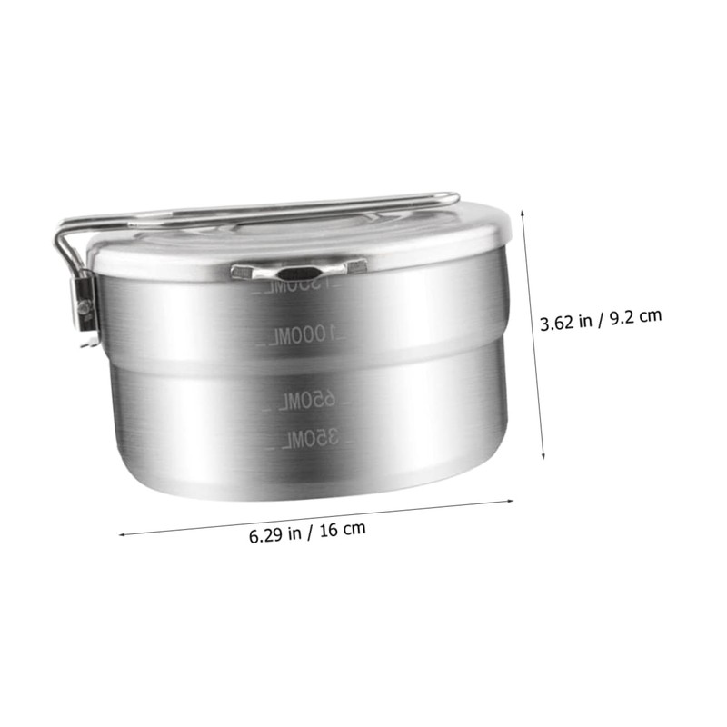 Alipis Multi-Function Lunch Box Lightweight Stainless Steel Sealed Lid for