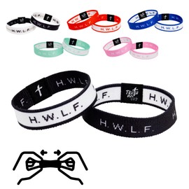 Truthful Lips HWLF Bracelets - He Would Love First - WWJD Bracelets - Elastic Bands - 1 Pack or Save and Collect All - Christian Bracelets, Inspirational Sayings (Multi, Small (6in))