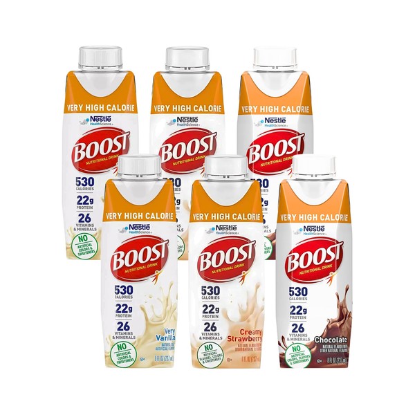 Boost Very High Calorie Nutritional Drink Variety Pack 8 Fl