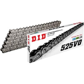 DID (525VO-112) Steel 112 Link Professional V Series O-Ring Chain with Connecting Link