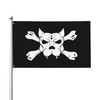 WCGSZHC Pirate Cat Skull Flag 3x5 ft Garden Yard Banner