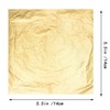 Silithus 100 Sheets Imitation Gold Leaf for Art, Crafts Decoration,Decoration