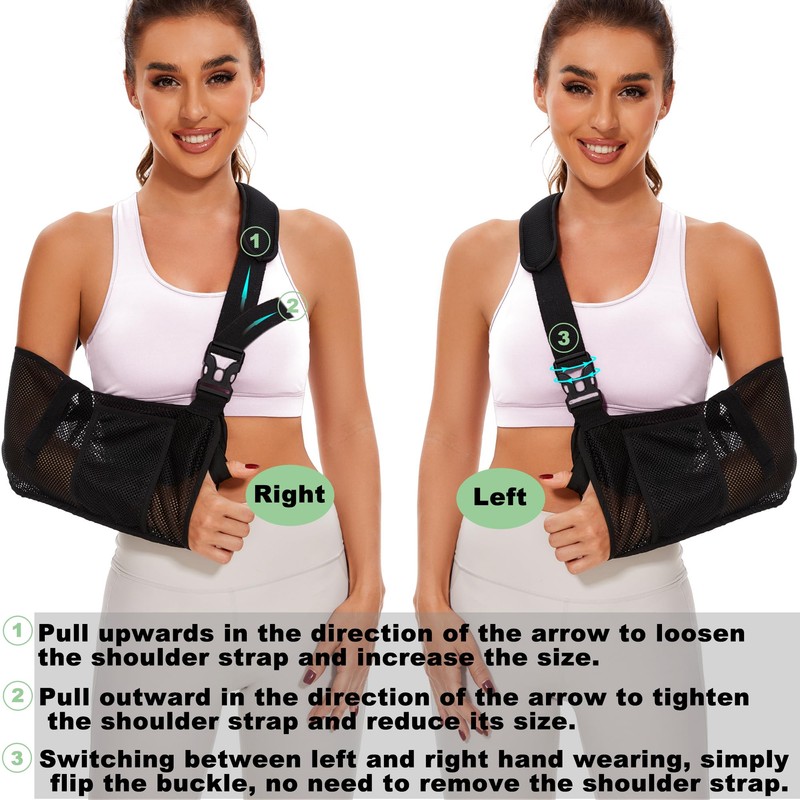 KONSEDIK Mesh Arm Sling - Medical Shoulder Sling for Shower