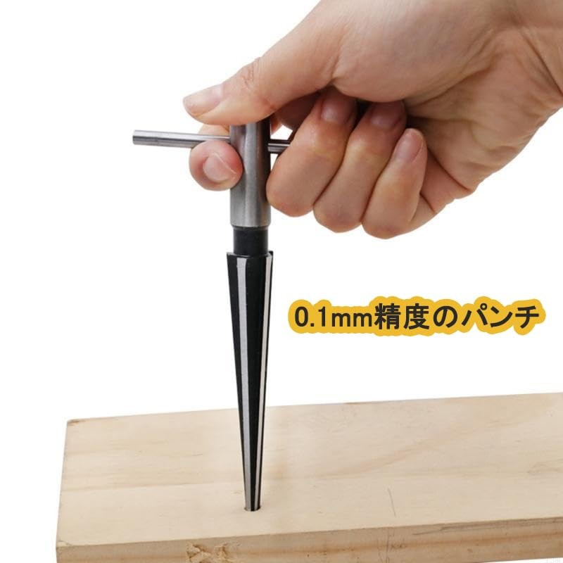 HSS Alloy Steel Hex Shaft Tapered Drill Bit, 5.0 inches