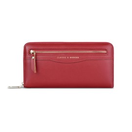 WITERY Women’s Wallet Wristlet Ladies Phone Purse Soft PU Leather Zip Around Clutch Wristlet Travel Wallet with Detachable Strap Credit Card Holder Long Purse for Women