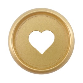 ITSYHPRO 100pcs Planner Discs 1 inch Expansion Discbound Notebook System Plastic Heart Book Binding Disc Binder Rings Accessories(Gold,1inch/24mm,100 Pieces)
