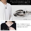 Skyna Necklace, Men's Accessory, Gift, Ring, Stainless Steel, Silver, Simple,