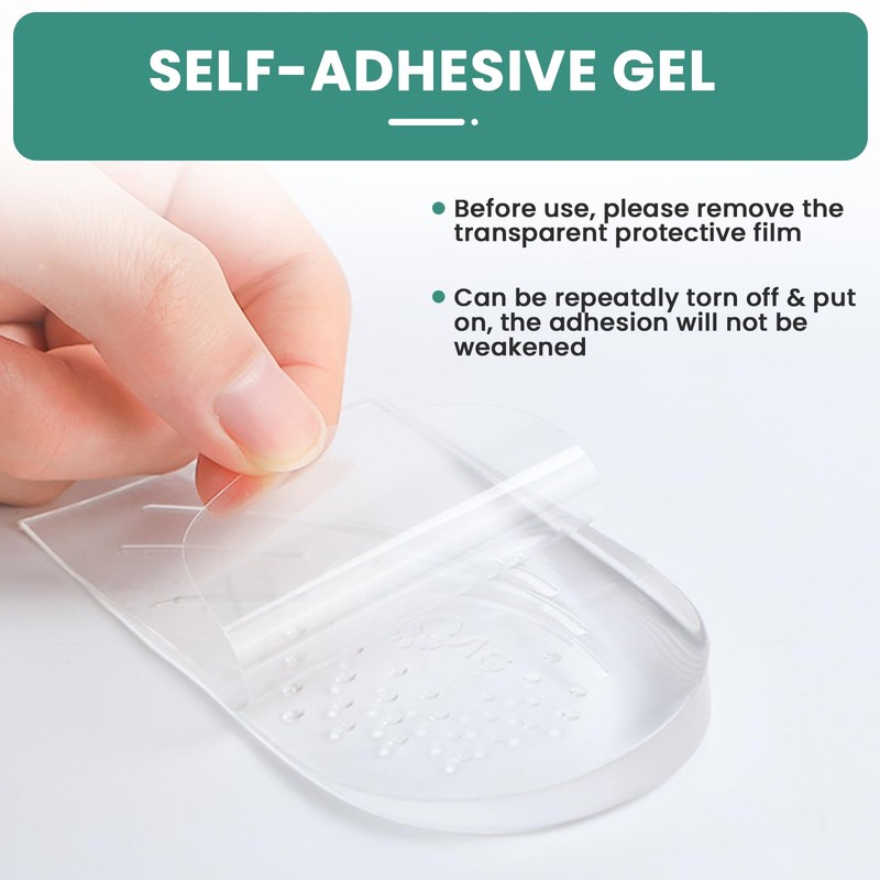 Adjustable Heel Lift Insert for Women - Welnove 3 Layers
