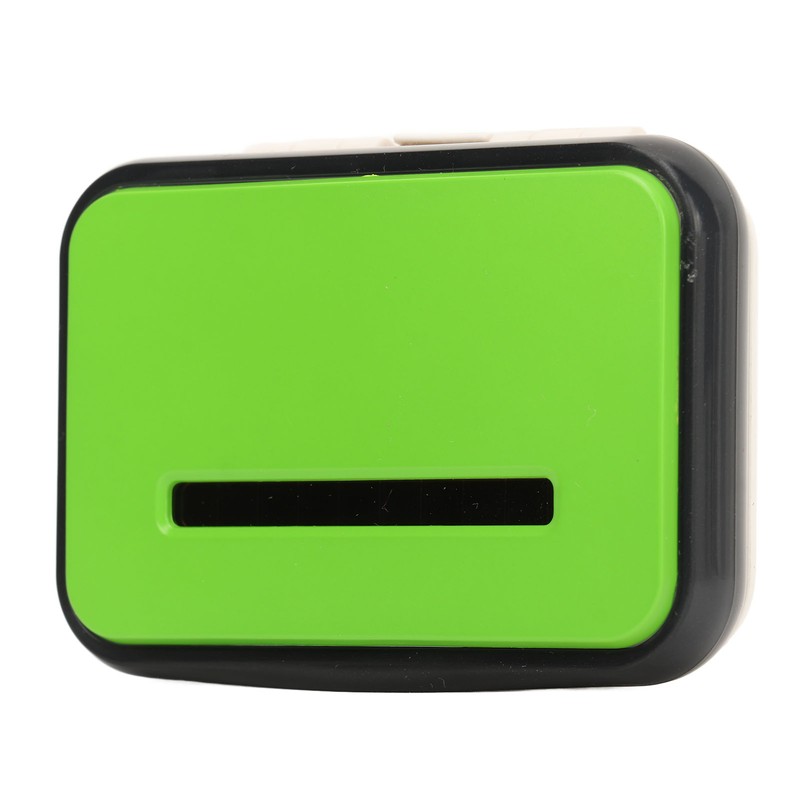 Walking Pedometer Green Solar Battery Powered Distance Calorie Counter Electronic