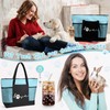 Bulyoou 3 Pcs Christmas Vet Tech Gifts Tote Bag with