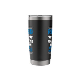Retired Under New Management See Wife for Details Dad Gifts Stainless Steel Insulated Tumbler