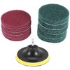 Aswalling 11Pcs Power Scrubber Brush Set Polishing Pad for Drill