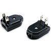 LBTODH 2 PCS 90 Degree Rotatable Extension Cord Replacement Plugs