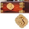 Brass Jewelry Box Corner Protector Hardware Accessories Ornament for Wooden