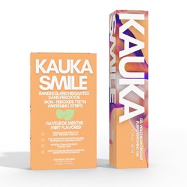 Kauka Smile Bundle Purple Teeth Whitening Gel - 60ml - 2-Minute Whitening, No Sensitivity, With Peroxide-Free Whitening Strips, Refreshing Mint Flavor 28 units