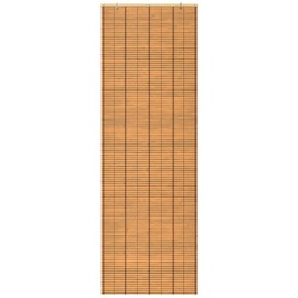 Red Lantern Burnt Bamboo Cordless Window Shade - Two-tone Honey, 24" Wide
