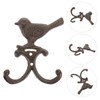 Alipis Retro Cast Iron Double Birds Wall Hook Vintage Wall