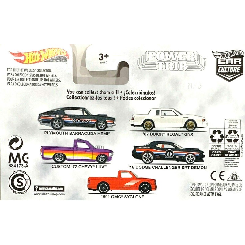 Hot Wheels '87 Buick Regal GNX Power Trip 2020 Car