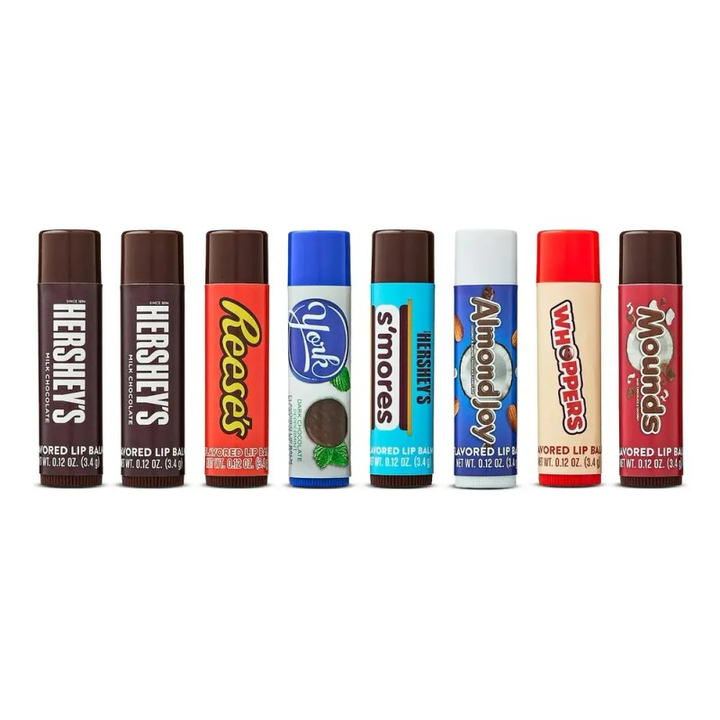 Hershey Balsamo Labial Lip Balm De Sabor Paquete De 8