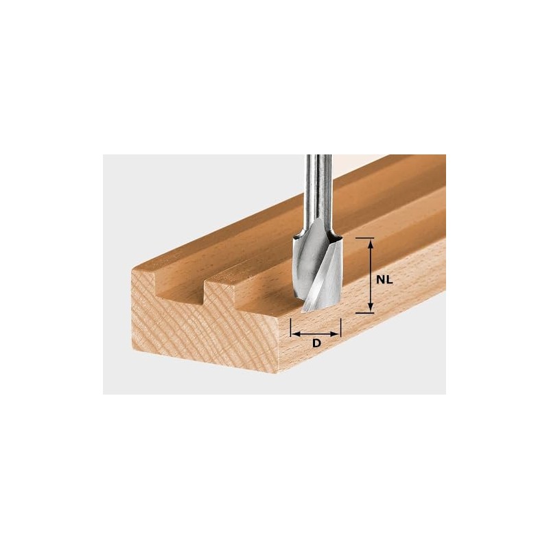 Festool Spiral Groove Cutter HS Spi S8 D8/19