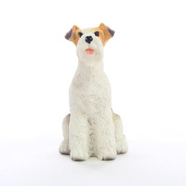 Wire Fox Terrier Red Tiny One Figurine