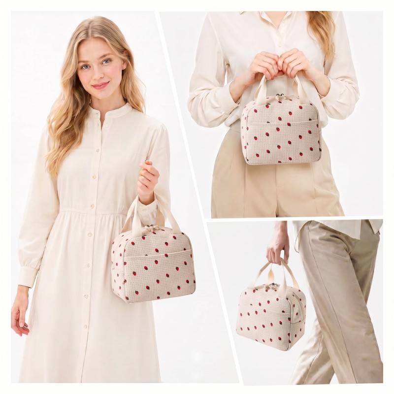Arae Lunch Bags for Women Reusable - Large Insulated Lunch