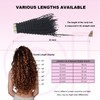 Natural Black Curly Hair Extensions, 40 Pieces 100g OiMiGO Brazilian
