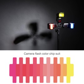 ECSiNG 20PCS Flash Gel Lighting Filters Camera Light Gels Light Color Correction Photography Combination for Live Events Photography Art Projects