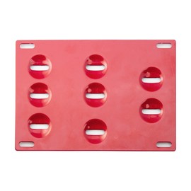 Xotic Tech License Plate JDM Tow Hook License Plate Mounting Bracket Compatible with Volkswagen EOS B6 Passat Rabbit/R32 GTI MK5 - Front Bumper Tow Hole No Drilling - Aluminum Red