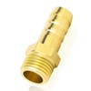 TAILONZ PNEUMATIC Brass Hose Barb Fitting -8mm Barb to 1/4
