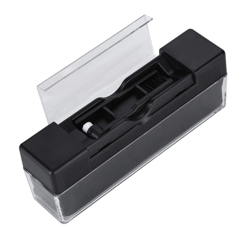 Limpiador de Discos de Vinilo, Cepillo de Limpieza Antiestático para