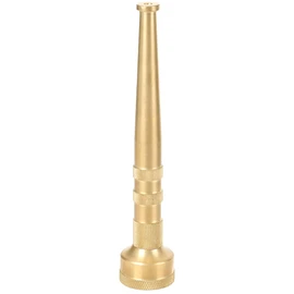 STYDDI 6" Brass Garden Water Hose Nozzle, Jet Stream Hose Nozzle with 3/4-Inch, 7 GPM 80 PSI, High Pressure Super Sweeper Nozzle For Clean Patios, Driveways, Sidewalks, Yard, Vehicles, Deck