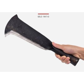 Extra Thick Steel Blade Brush Axe-King of The Machete,Heavy Duty Billhook Machet