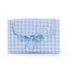 Mi bollito Foldable Portable Changing Mat + Gingham Cotton Changing