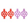 4pcs Pancake Mold 7 Hole Silicone Eggs Making Mold Nonstick