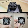 YIMATEECO 40mm Fan Grill Guard, 2 Pack CPU Case Fan