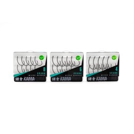 Korda Kamakura Krank Barbed Hooks Size 8 – Ultra Sharp Carp Fishing Hooks, Wax-Coated Tip, Ideal for Knotless and Spinner Rigs