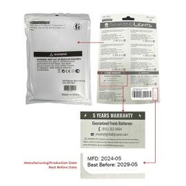 EmazingLights 60 Pack CR2450 Battery 3V Lithium Coin Cell Batteries Long Lasting Multipack for Keyless Remote FOB, Candles