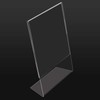 HMF 46954 Acrylic Table Stand Slanted DIN A4 Portrait and