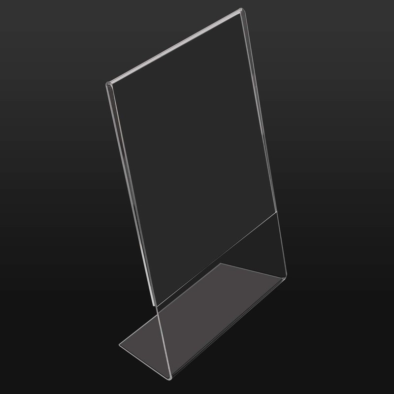 HMF 46954 Acrylic Table Stand Slanted DIN A4 Portrait and