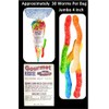 Gummy Worms (2) Neon Sour Worms (1) Red Wild Cherry