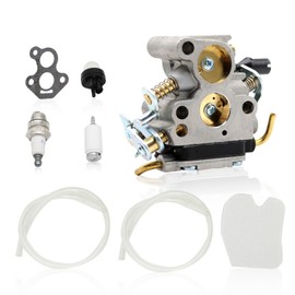 Yunnergo 574719402 545072601 586936202 545061801 Carburetor Compatible with C1T-W33C 235 235E 236 240 240E CS2234 CS2238 CS2234S CS2238S Chainsaw Carbwith with Fuel Line Chainsaw CCA13