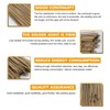 Brass Rods 1mm x 100mm, 30 PCS, Knife Handle Material,