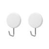 LEC H00416 Strong Magnetic Tool Hook (Round), Pack of 2,
