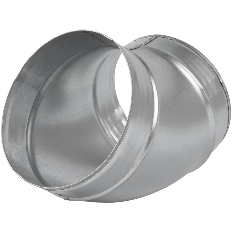 ECOPRO VENT 6" Inch 45˚ Degree Galvanized Steel Duct Elbow