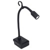 LED Work Light Cordless Gooseneck Lamp 3 Modes Dual USB