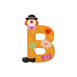 Sevi Trudi 81738 Letter “B” Clown Wall Sticker, Assorted Colours