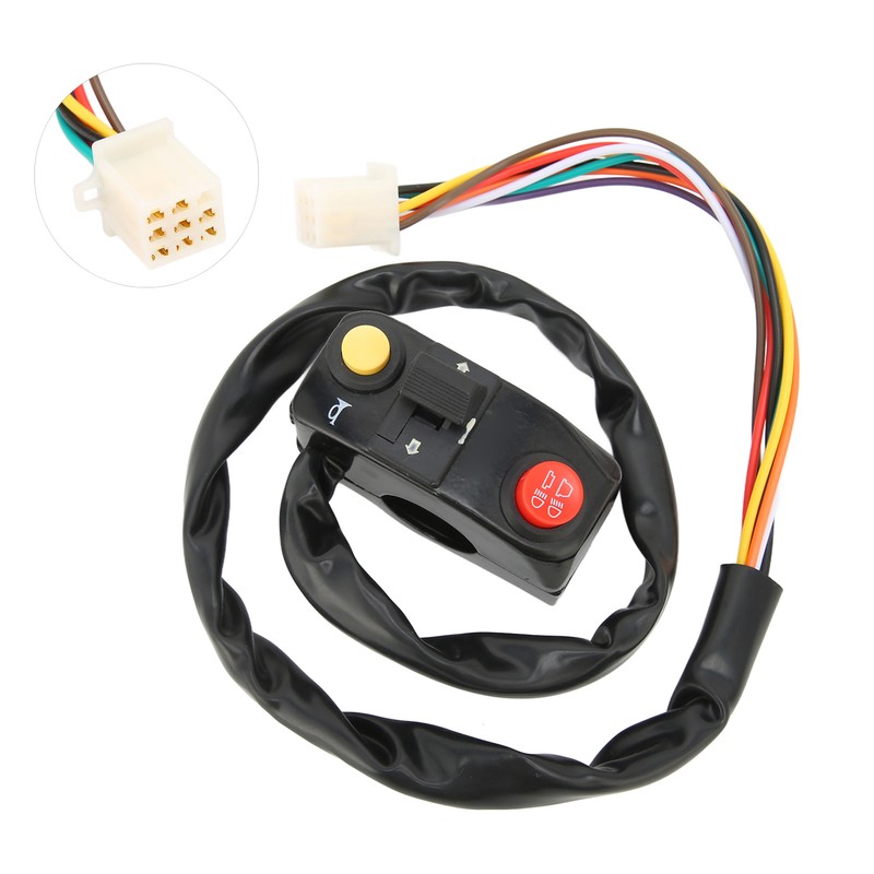 Motorcycle Handlebar Switch Universal 7/8in Motorbike Handle Bar Accessory DC